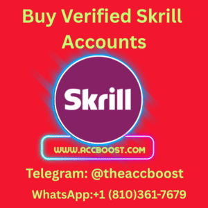 Buy Verified Skrill Accounts
