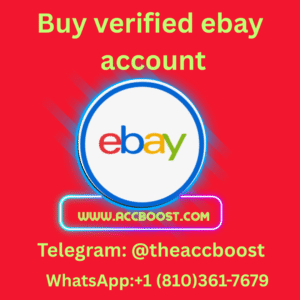 Buy verified ebay account
