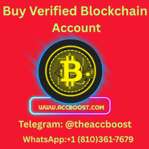 Buy Verified Blockchain Account